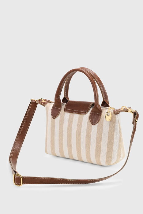 Zoozie Bags Bolsa de Hombro de Lona en Visón Zoozie Bags Bolsa de Hombro de Lona en Visón
